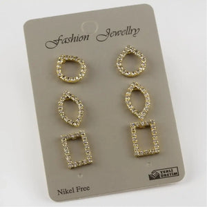 6mm CZ Stud Earrings - Sparkling Cubic Zirconia Jewelry for Women