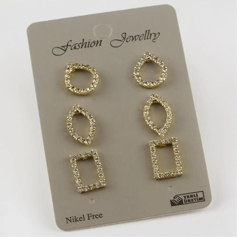 6mm CZ Stud Earrings - Sparkling Cubic Zirconia Jewelry for Women