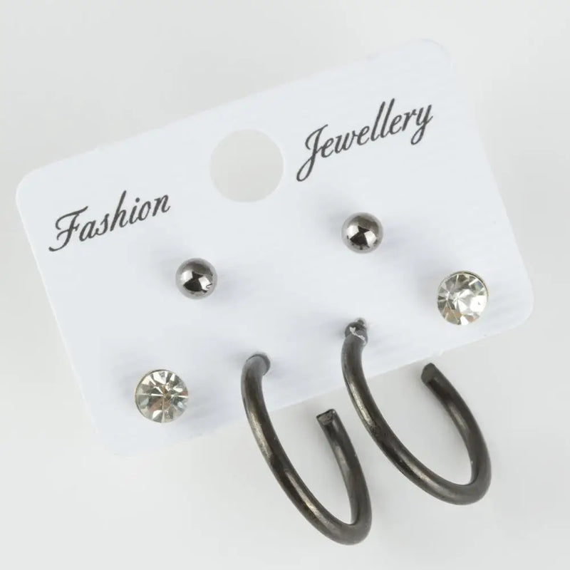 6'l? Ring Earrings - 2 cm