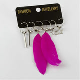6'L Tassels Ring Earrings
