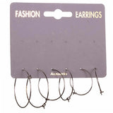 6'l? Wire Ring Earrings