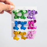 6 Pair/Set Bow Acrylic Y2K Earrings for Women Girls