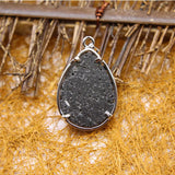 6pcs Druzy Reiki Animal Dragonfly Stones Pendants Necklace