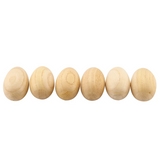 6 Pcs Wooden Egg Maracas Shakers for Kids