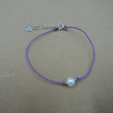 6 pcs Freshwater Pearl Rope Bracelet, AAAA Quality, Egg Shape Pearl