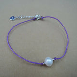 6 pcs Freshwater Pearl Rope Bracelet, AAAA Quality, Egg Shape Pearl