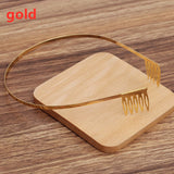 6 pcs 4mm Screw Headbands, Metal Headband, Hair Hoop, Jewelry Making