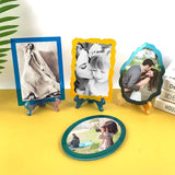 6-piece Epoxy Resin Mold Photo Frame Desktop Decoration Handicraft Tools