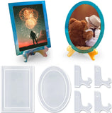 6-piece Epoxy Resin Mold Photo Frame Desktop Decoration Handicraft Tools