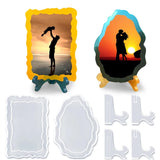 6-piece Epoxy Resin Mold Photo Frame Desktop Decoration Handicraft Tools