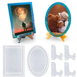 6-piece Epoxy Resin Mold Photo Frame Desktop Decoration Handicraft Tools