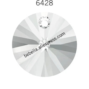 Austrian Crystal Round Pendant Stones for DIY Jewelry Making