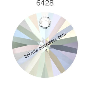 Austrian Crystal Round Pendant Stones for DIY Jewelry Making