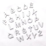 6 Pcs Copper Plated K 26 Letters Pendant DIY Jewelry Earrings Bracelet Accessory
