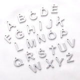 6 Pcs Copper Plated K 26 Letters Pendant DIY Jewelry Earrings Bracelet Accessory