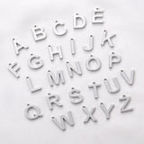 6 Pcs Copper Plated K 26 Letters Pendant DIY Jewelry Earrings Bracelet Accessory