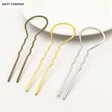 6pcs 104*30mm Hair Pins Hair Sticks Hair Jewelry Findings