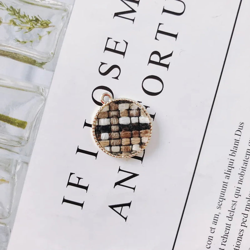 6 Alloy Round K Hand DIY Jewelry Accessories