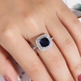 Eternal Sapphire Wedding Engagement Ring for Women