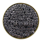 6x6mm Mixed Acrylic Bead Square Alphabet Spacer Letter Beads for DIY Jewelry
