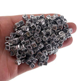 6x6mm Mixed Acrylic Bead Square Alphabet Spacer Letter Beads for DIY Jewelry