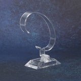 6 Plastic Jewelry Bangle Cuff Bracelet Watch Display Stand Holder