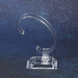 6 Plastic Jewelry Bangle Cuff Bracelet Watch Display Stand Holder
