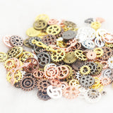 60-120pcs Gear Jewelry Resin Mold Metal Punk DIY Accessories Finding