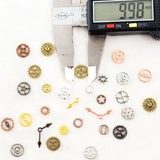 60-120pcs Gear Jewelry Resin Mold Metal Punk DIY Accessories Finding