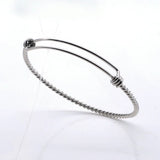 60-65mm 316 Stainless Steel DIY Steric-Twist Bangle