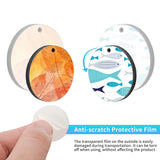 60 Dye Sublimation Earring Blank Pendants, 10 Shapes, Hooks, Jump Rings