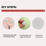 60 Pack 15Mm Black Silicone Beads DIY Jewelry Making