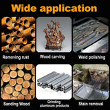 60 Pc Wire Wheel Brush Set for Buffing and Rust Removal
