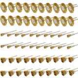 60 Pc Wire Wheel Brush Set for Buffing and Rust Removal