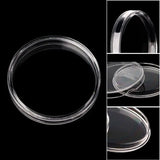 60 Pcs Clear Round Coin Capsules Holder For 1 oz Silver
