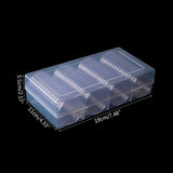 60 Pcs Clear Round Coin Capsules Holder For 1 oz Silver