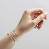 60 Pcs Expandable Bangle Bracelets - DIY Wire Bracelets
