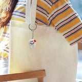 60 Pcs Tooth Shape Keychain Key Ring Gift Set