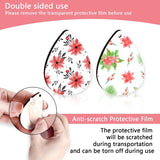 60 Pcs Teardrop Earrings for Sublimation DIY Project