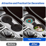 60 Pcs Sublimation Blank Car Coaster DIY Craft Hot Press Car Cup Holder