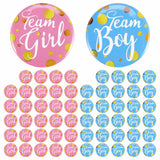 60-Piece Baby Shower Gender Reveal Party Button Pins