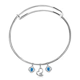 60pcs Expandable Bangle Bracelets Silver DIY Jewelry Making