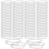 60pcs Expandable Bangle Bracelets Silver DIY Jewelry Making