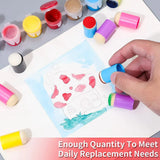 60Pcs Finger Sponge Daubers for Painting Art Ink Crafts