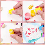 60Pcs Finger Sponge Daubers for Painting Art Ink Crafts