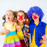 60 Red Clown Noses Cosplay Foam for Christmas Carnival Party Dress Up