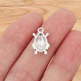 60 Tibetan Silver Insect Ladybug Bug Charms Pendants Beads DIY Earrings Necklace