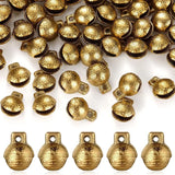 60 Vintage Brass Bells Mini Craft Bells Small Tibetan DIY Jewelry Pendants