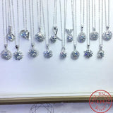 925 Sterling Silver Lab Diamond CZ Pendant for Women