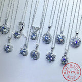 925 Sterling Silver Lab Diamond CZ Pendant for Women